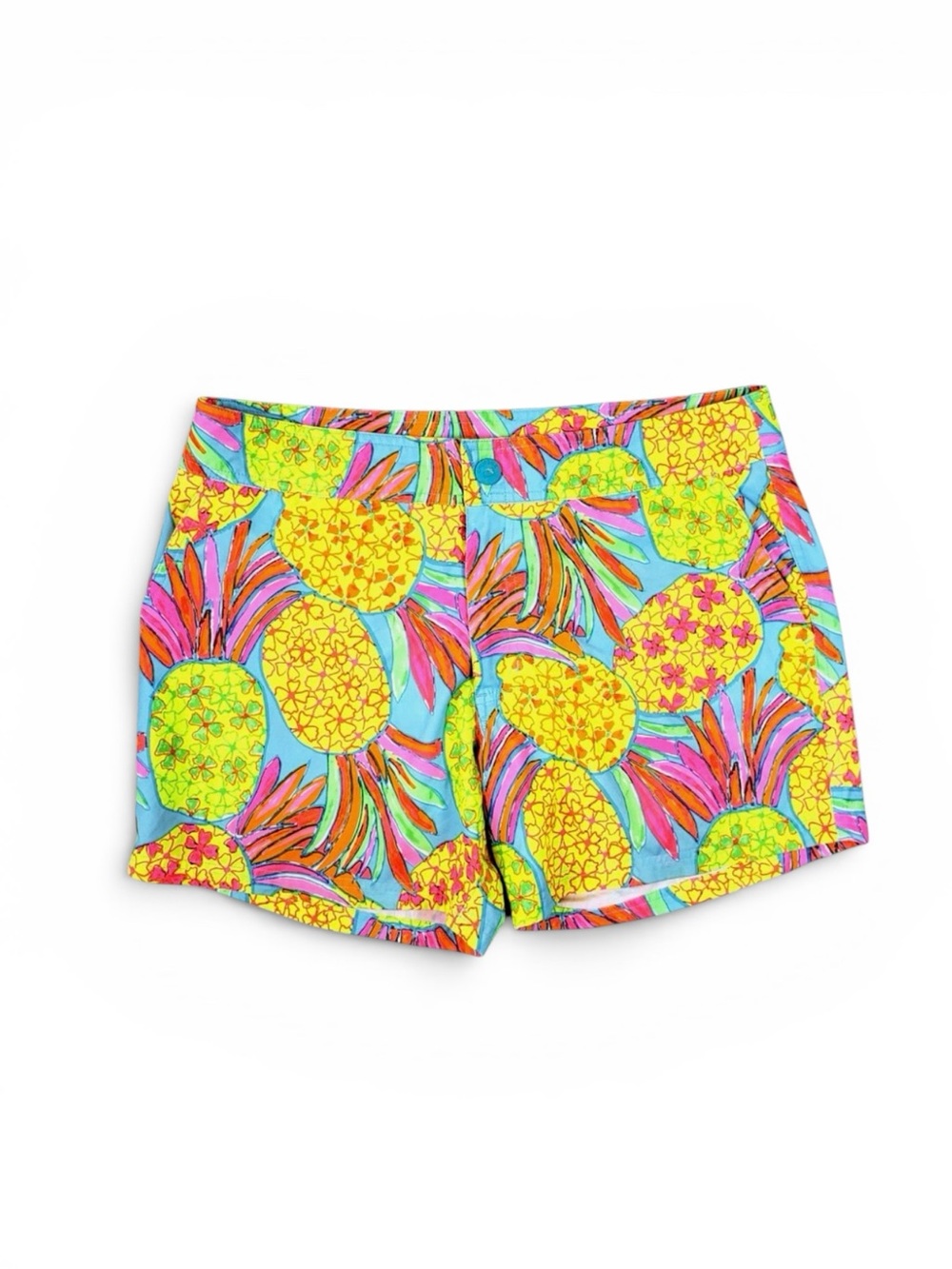 Chubbies • The Hooligans Neon Pineapple 6” inseam swim shorts
